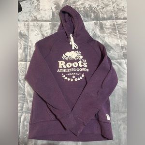 Roots hoodie | medium | purple